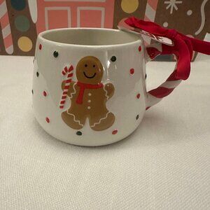 Dayna Lee Collection Polkadot Gingerbread Candy, Cane, Coffee, Mug, Dots - NWT